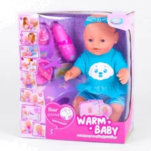 Пупс Warm Baby WZJ 058 A-026 A-1 10 функций, с аксессуарами: Производитель Warm Baby