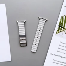 Аксессуар для Watch Double Genuine Leather Watch Band Grey/White (BLAP181275) for Apple Watch 38/40/41mm: Производитель Lunatik