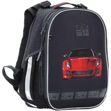 Рюкзак-черепашка Mini CLASS 2106C Red Car, 2 отд., 35x27x16см: Возрастная группа от 6 до 10 лет