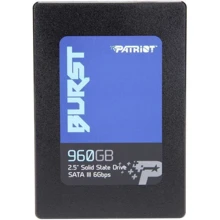 PATRIOT Burst 960 GB (PBU960GS25SSDR): Тип накопителя внутренний