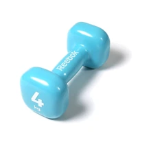 Гантель Reebok RAWT-11154 4 кг голубой: Вес гантели, кг 4