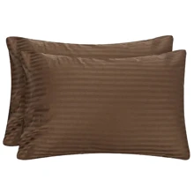 Набір наволочок LightHouse Mf Stripe Brown страйп-мікрофібра 50х70см/2шт (2200000604798): Тип наволочка