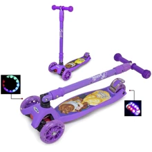 Самокат Maxi Scooter. Disney Beauty and Beast (наклон руля и складная ручка): Количество колес 4