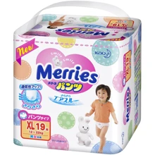 Подгузники-трусики Merries для детей XL (19 шт.) 12-22 кг (585794/570835): Тип Подгузники-трусики
