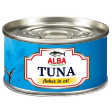 Тунец Alba food кусочками в масле 65 г (8855301219451): Вес нетто 65 г