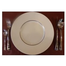 Столовый сервиз Сервиз обеденный DESHOULIERES SEYCHELLES PLATINE 6989/22 (22пр): undefined undefined