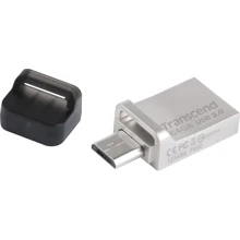 USB-флешка Transcend 64GB JetFlash 880 USB 3.0/microUSB OTG Metal (TS64GJF880S): Стандарт USB USB 3.0