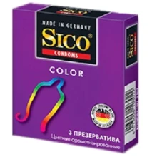 Презервативи латексні SICO Color кольорові ароматизовані №3: Тип Ароматизовані