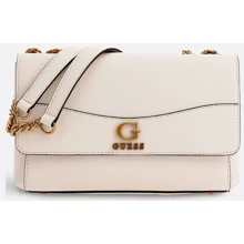 Жіноча сумка через плече GUESS NELL CONVERTIBLE XBODY FLAP молочна (HWVB8678210-STO): Стать Женский