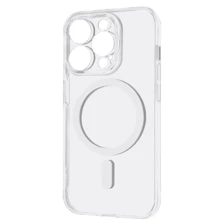 Чехол для iPhone Baseus Crystal Magnetic Transparent (P60157205203-02) for iPhone 15 Pro: Цвет прозрачный