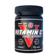Vansiton Vitamin C with Rose Hips 500 mg Витамин C с шиповником 120 таблеток: Форма выпуска Таблетки