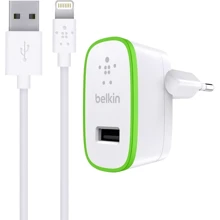 Зарядное устройство Belkin USB Wall Home Charger Lightning to USB-A 1.2m 2.4A White (F8J125vf04-WHT): Кабель в комплекте Lightning