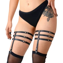 Гартеры со стразами Art of Sex - Floy (XS-2XL, черный): Для кого Для женщин