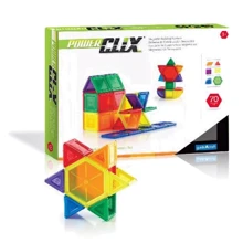 Конструктор Guidecraft PowerClix Solids, 70 деталей (G9422): Количество деталей, шт. 70