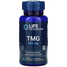Life Extension TMG 500 mg 60 Liquid Veggie Caps Триметилглицин: Тип Глицин