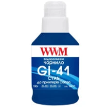 Чернила WWM Canon GI-41 для Pixma G2420/3420 190г Cyan (KeyLock) (G41C): Цвет Cyan
