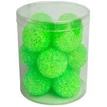 Игрушка для котов Fox Мяч глицериновый с бубенчиком 4 см зеленый 12 шт. (XWT001-5T): Производитель Fox