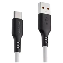 Кабель Proove USB Cable to USB-C Rebirth 2.4A 1m White (CCRE60001202): Тип USB Cable - USB-C