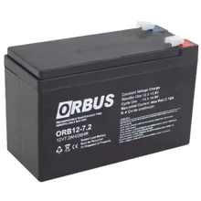 Orbus ORB1272 AGM 12V 7.2Ah (ORB1272): Тип Аккумулятор