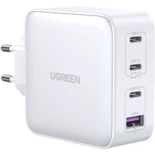 Зарядний пристрій Ugreen Wall Charger USB+3xUSB-C CD226 GaN 100W White (15337): Особливості USB-C, Power Delivery (PD)