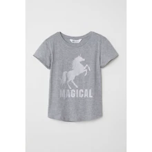 Футболка H & M 6265638 170 см сіра: Тип футболки