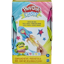 Hasbro Play-Doh Набор из 4 баночек эластичного пластилина (ELASTIX BRIGHT) E6967_E9864: Производитель Hasbro