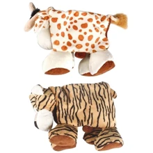Іграшка Flamingo Plush Safari Animals м'яка іграшка з піщалкою для собак 38х10х30 см (44734): Виробник Flamingo