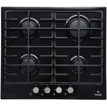 Варочная поверхность газовая Perfelli HGM 617 BL: Размеры для встраивания (ШxГ) 56x49 см