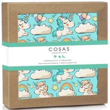 Наматрасник непромокаемый Cosas Water Sheet Unicorn Mint 70х120 (4822052024553): Тип крепления На резинках
