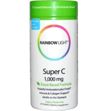 Rainbow Light Super C 1,000 mg 60 Tab Витамин C: Тип Витамин C