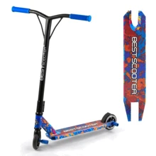 Самокат трюковый Best Scooter синий (78107): Количество колес 2