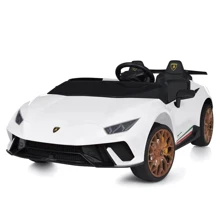 Детский электромобиль Bambi Racer Lamborghini белый (M 5020EBLR-1(24V)): Вид автомобиль