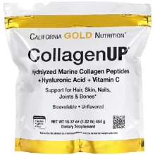 California Gold Nutrition CollagenUP Marine Hydrolyzed Collagen + Hyaluronic Acid + Vitamin C Unflavored Колаген 464 г: Тип Коллаген