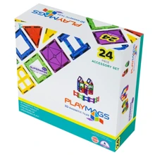 Конструктор Playmags магнитный набор 24 эл. (PM162): Количество деталей, шт. 24