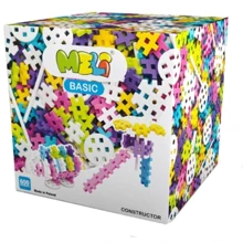 Конструктор MELI BASIC фигурный 600 эл. розовый (2,5х2,5см): Производитель MELI