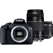 Canon EOS 2000D Kit (18-55mm DC III + 75-300mm): Тип матрицы CMOS