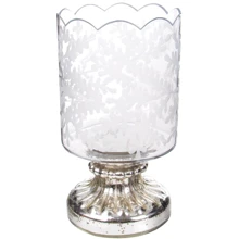 Стеклянный подсвечник Lefard декоративный 23x13 см (876-066): undefined undefined