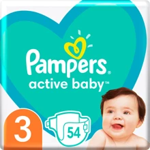 Подгузники Pampers Active Baby Размер 3 (6-10 кг) 54 шт (8001090948977): Тип Подгузники