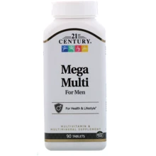 21st Century Mega Multi for Men 90tabs: Тип мультивітаміни