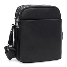 Чоловіча сумка через плече Ricco Grande чорна (K12141bl-black): Стать Мужской