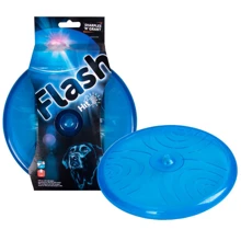 Интерактивная игрушка Flamingo Frisbee+LED с LED подсветкой для собак резина 20 см: Производитель Flamingo
