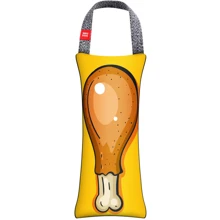 Іграшка для собак WAUDOG Fun з пищалкою малюнок Курячий стегенець M 9x21 см (6201-0221): Виробник WAUDOG