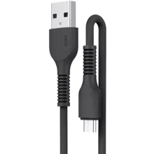 Кабель ArmorStandart USB Cable to microUSB 2.4A 1m Black (ARM60003): Тип USB Cable - microUSB