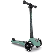 Самокат Scoot&Ride серии Highwaykick-3 со светящимися колесами серо-зеленый, 3-6 лет/50кг (SR-96345): Количество колес 3