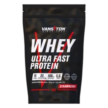 Протеин Vansiton Whey Ultra Fast Protein 450 g /15 servings/ Strawberry: Вид Сывороточные