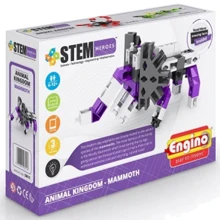 Конструктор Engino Stem Heroes Царство животных: Мамонт (SH11): Количество деталей, шт. 53