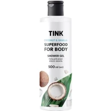 Tink Superfood For Body Coconut & Vanilla Body Shower Gel Гель для душа 500 ml: Назначение Питание, Очищение