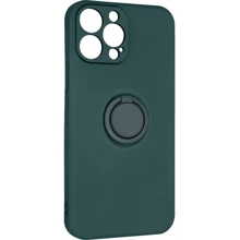 Чехол для iPhone ArmorStandart Icon Ring Dark Green for iPhone 13 Pro Max (ARM68680): Цвет зеленый