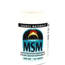 Source Naturals MSM, 1000 mg, 60 Tab: Тип MSM