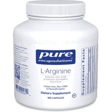 Pure Encapsulations l-Arginine 700 mg L-аргинин 180 капсул: Тип Аргинин